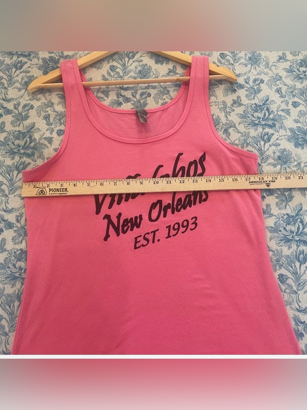 Villalobos Rescue Center New Orleans Pink Graphic Tank Top XXL - Picture 4 of 7